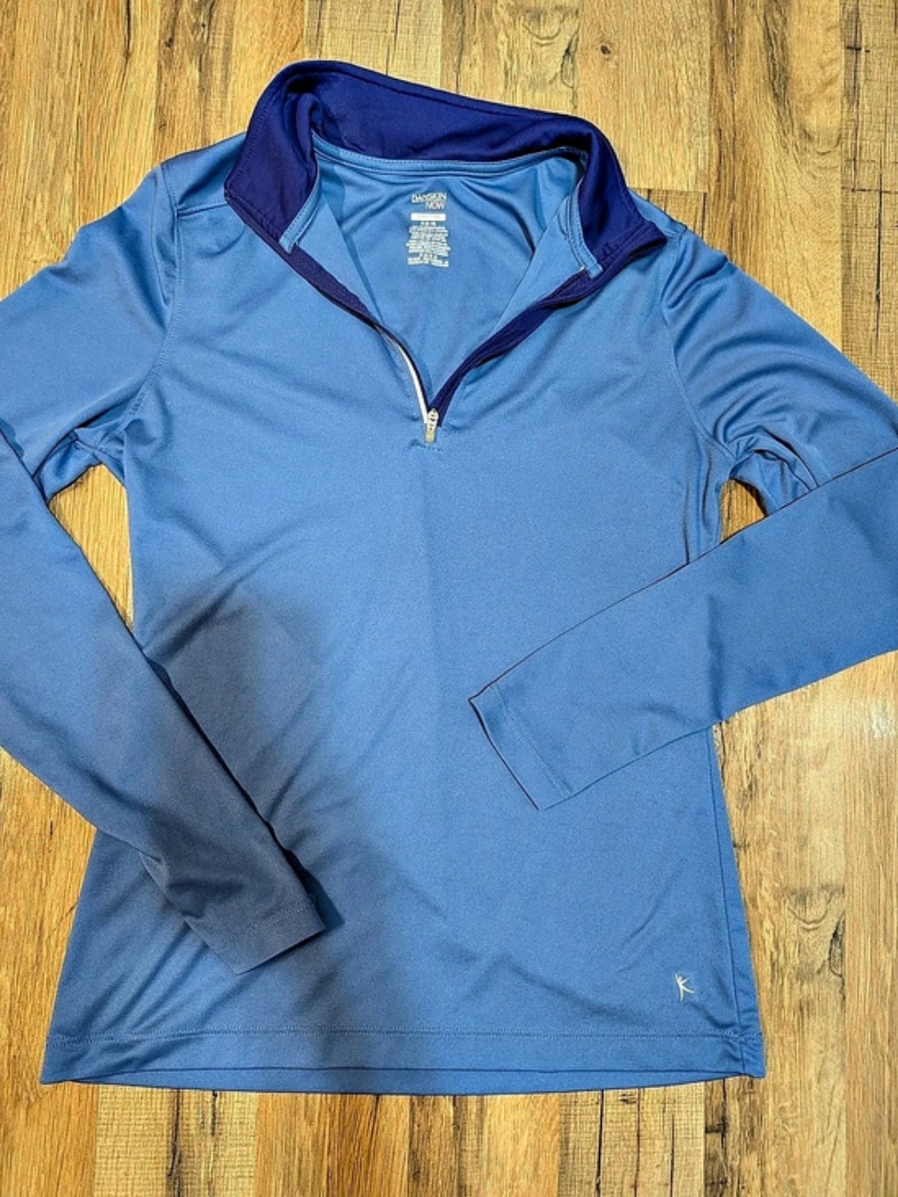 Danskin Blue Long Sleeve Athletic Top